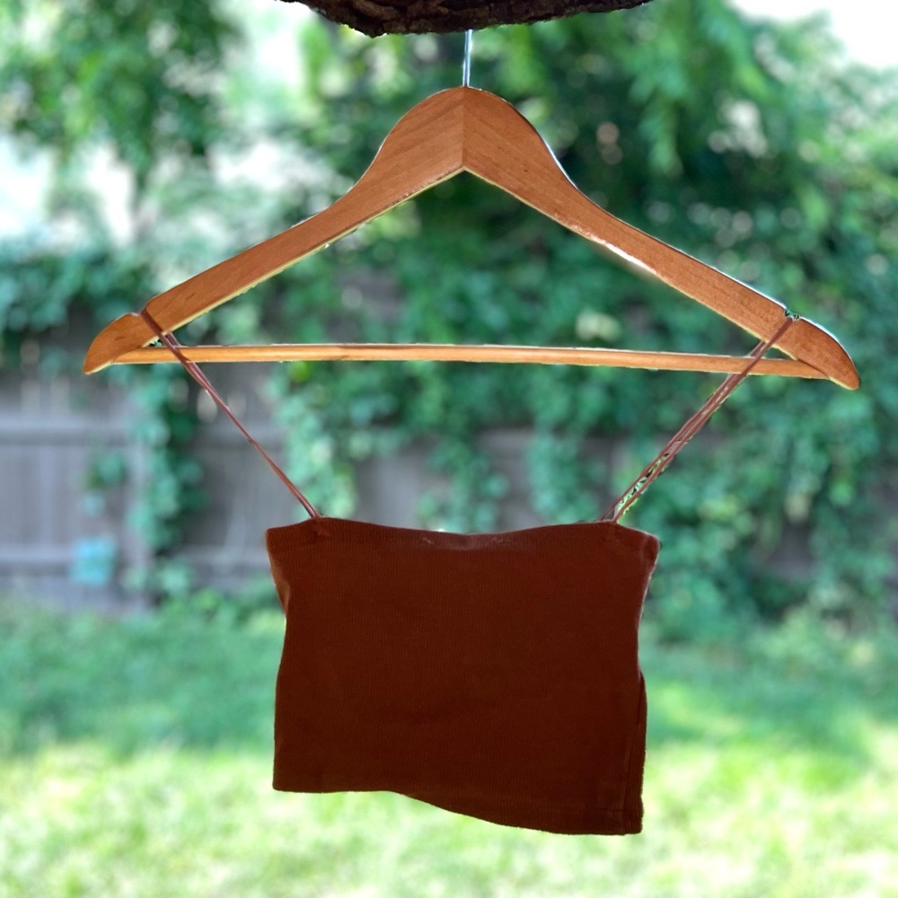 Divided Bandeau Top